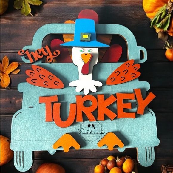 Hey Turkey Fall Decor - Picture 1 of 3
